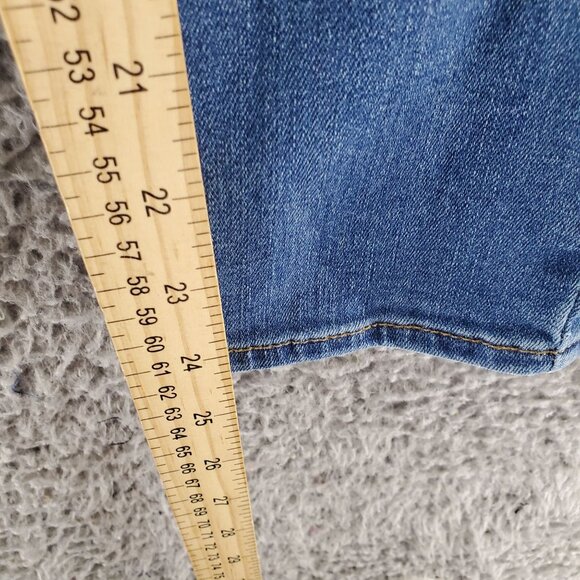 Universal Thread Jeans Womens 8/29 Short Blue High Rise Skinny Stretch - Picture 7 of 10